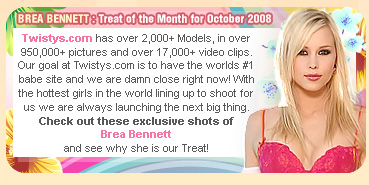Brea Bennett Twistys Treat of the Month for October 2008